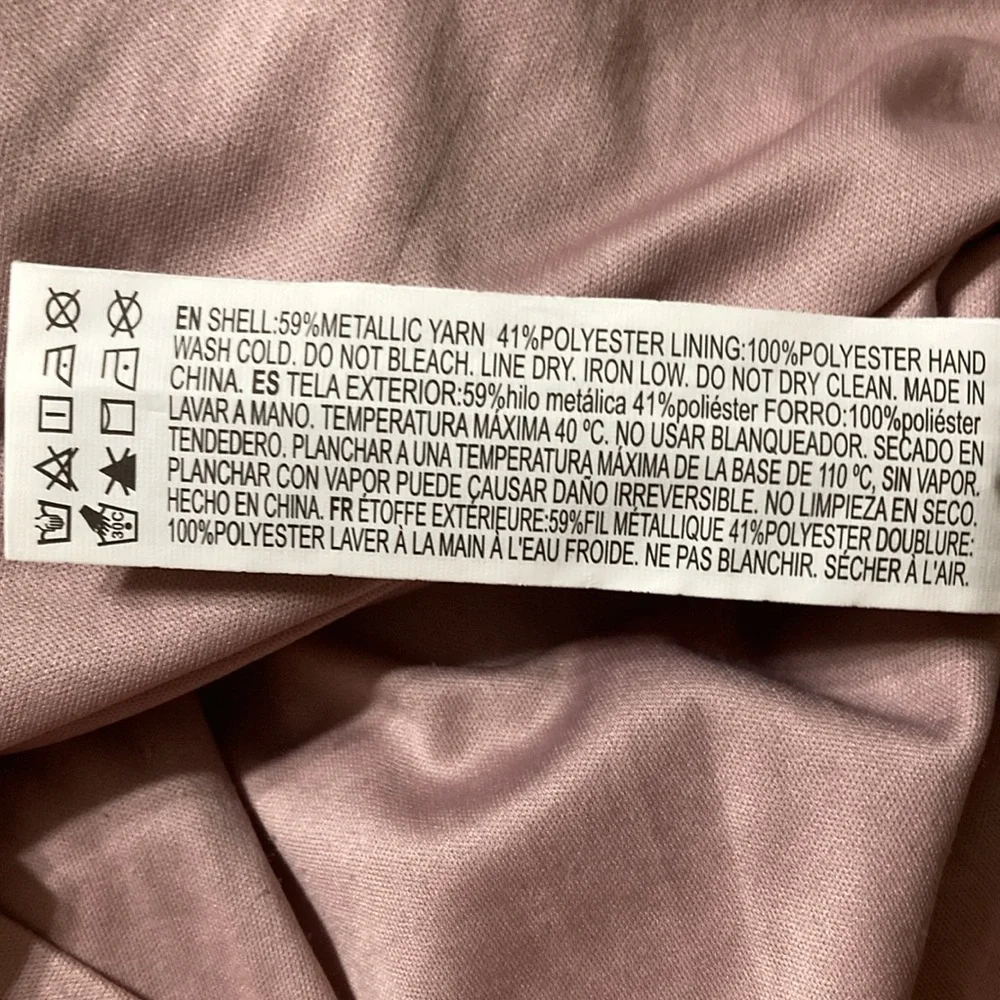 Forever 21 Tiered Babydoll Metallic Dress - Picture 11 of 13